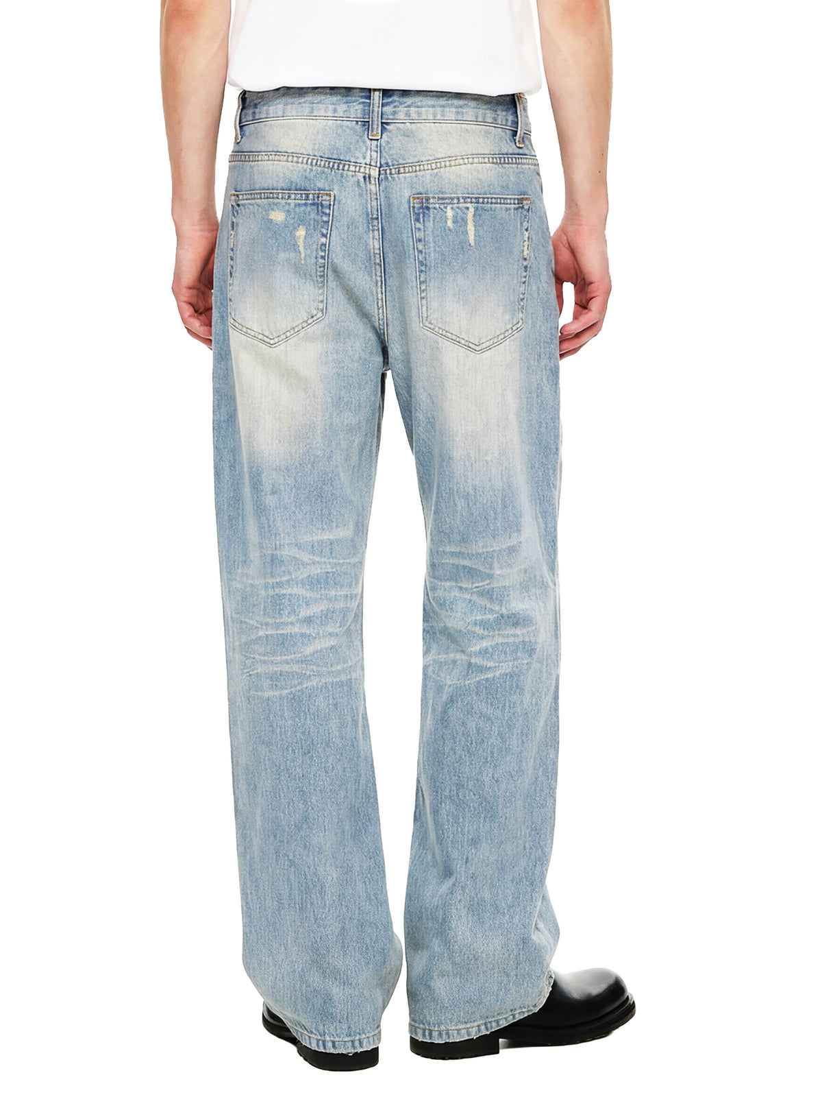 Bardibal Sun Fade Raw Hem Denim Jeans