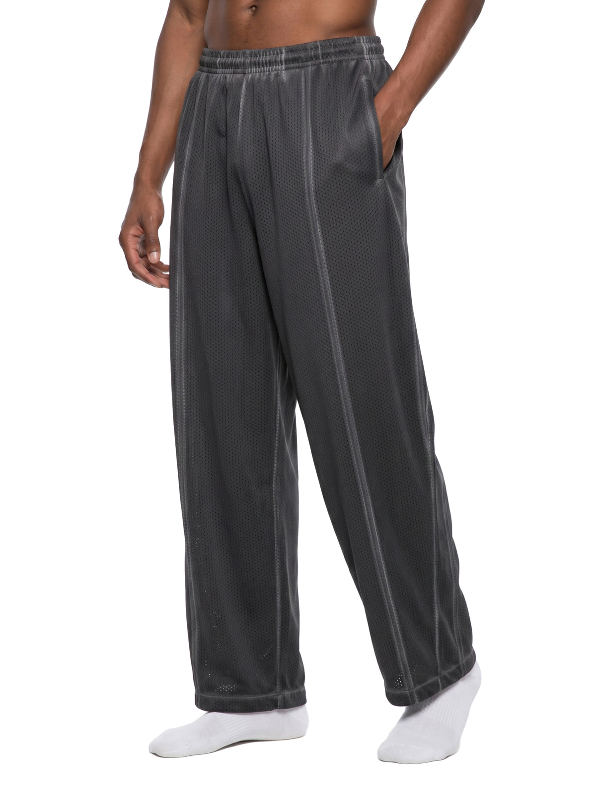 Bardibal Washed Wide Leg Mesh Sweatpants