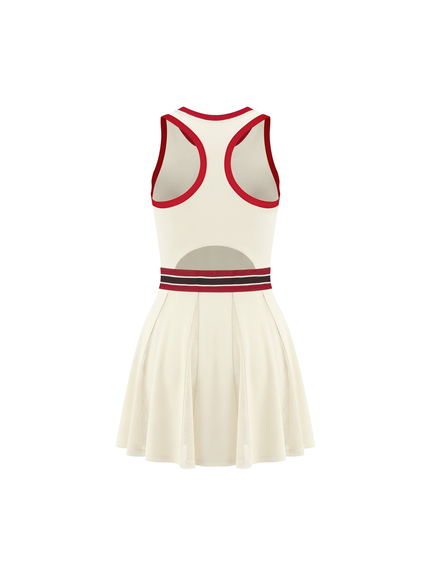 Women's Color Block A-Line Sleeveless Dress